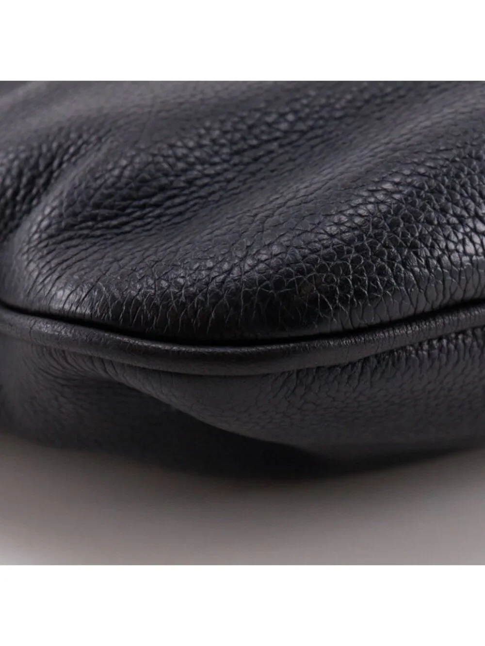 Loewe Anagram Leather Black Shoulder Bag